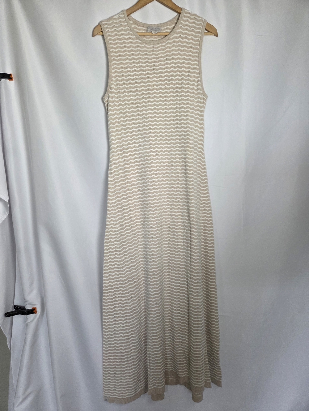 Barefoot Dreams CozyChic Ultra Lite® Pointelle Tank Dress Stone Pearl - Picture 2 of 10